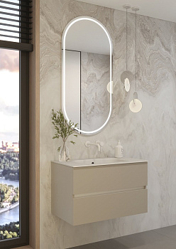 Тумба без раковины Vallessi 80*46cm КАШЕМИР мат. 2 полки, 837-080-C mat Boheme