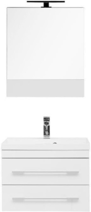 Комплект мебели для ванной Aquanet Верона NEW 58 белый (подвесной 2 ящика)