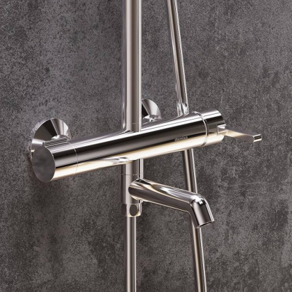 936740000 Scandinavian Pure душевая система с ванно душевым смесителем, Хром