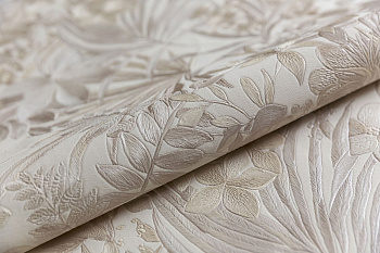 Обои виниловые Джангл мотив, бежевый