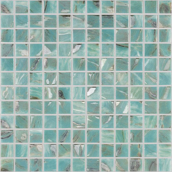 Стеклянная мозаика, 7103 Oasis Turquoise 25x25, Oasis