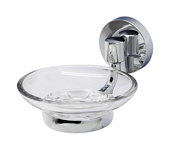 Мыльница Rhein, 11х7,5х14,5 см, хром, K-6229