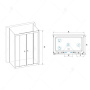 Душевой уголок RGW CL-43 P (CL-10 + 2Z-12) 040943179-11P 170x90x185 Душевой уголок RGW CL-43 P (CL-10 + 2Z-12) 040943179-11P 170x90x185