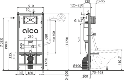 Скрытая система инсталляции для сухой установки