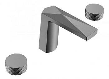 Смеситель врезной на 3отв. VENTURO Gun Metall, ручка DIAMOND Смеситель врезной на 3отв. VENTURO Gun Metall, ручка DIAMOND