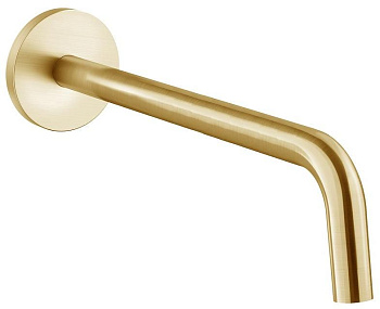 Излив для ванны Paffoni Light ZBOC045HGSP золото медовое брашированное Излив для ванны Paffoni Light ZBOC045HGSP золото медовое брашированное