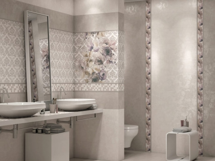 Бордюр Город на воде Цветы обрезной.MLD\A76\12106R,25х8, (30 штв кор), шт