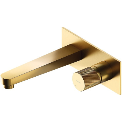 Смеситель для умывальника скрытого монтажа OMNIRES CONTOUR CT8015GLB (брашированное золото) Смеситель для умывальника скрытого монтажа OMNIRES CONTOUR CT8015GLB (брашированное золото)