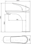 Смеситель для раковины Aquanet Atletic AF310-10С Смеситель для раковины Aquanet Atletic AF310-10С