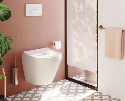 Origin Держатель ершика, цвет медный