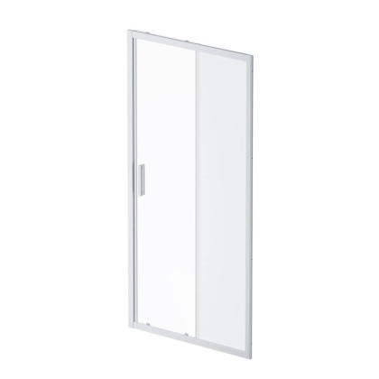 W90G-100-1-195MM Gem Solo Дверь душевая 100х195, стекло матовое, профиль матовый Хром