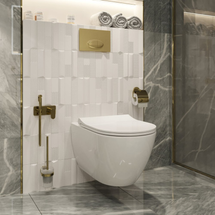 Унитаз Venezia Rimless, белый 1295-001-0129, (1 шт)