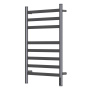 Полотенцесушитель электрический Point Селена PN16858GR П8 500x800, диммер справа, графит премиум	 Полотенцесушитель электрический Point Селена PN16858GR П8 500x800, диммер справа, графит премиум