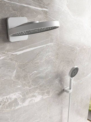 Душевой комплект Futura VSFW-2F12TMW термостатический встраиваемый, 3 режима, белый матовый