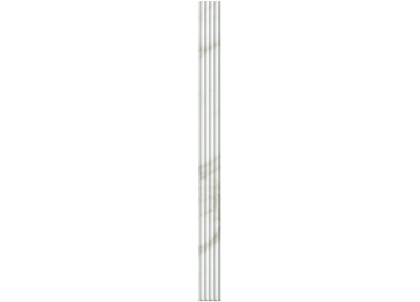 Бордюр LSA014R Прадо белый структура обрезной 3.4*40*9 (уп\22шт), шт