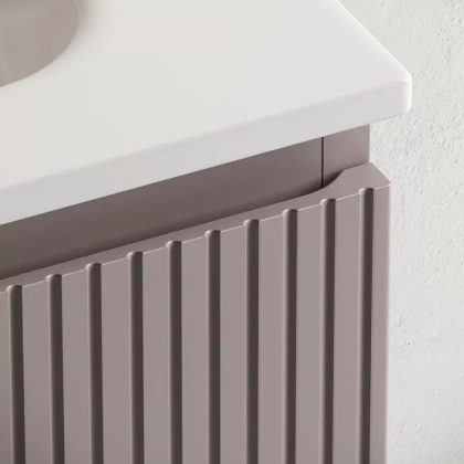 Тумба подвесная SANCOS Snob T левая 995х445х500, c двумя ящиками оснащенными доводчиками, Doha Soft, арт.SNT100LSM