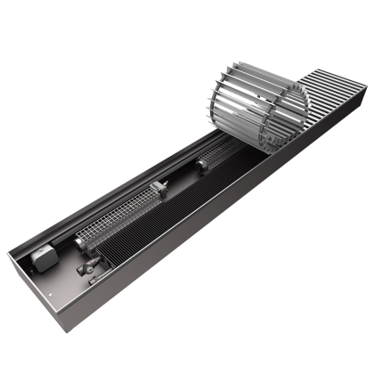 Конвекторы отопления Бриз В TURBO Нерж 24V 260х120х1000 (базовое исполнение)