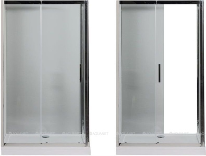 Душевой уголок Aquanet Delta NPE1131 140x80, прозрачное стекло