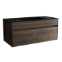 База под раковину Chiara 1000 подвесная, 1 выкатной ящик soft-close, C.Oak