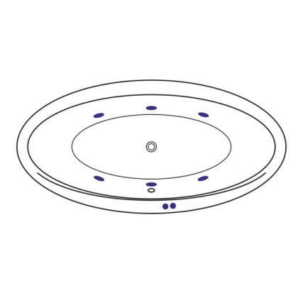 Ванна EXCELLENT Lumina 190x95 "SOFT" (хром) Ванна EXCELLENT Lumina 190x95 "SOFT" (хром)