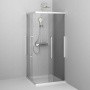 W84G-403-9090-МТ Душевое ограждение Func Square Slide 90х90, мат Хром, прозрачное
