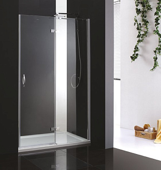 BERGAMO-W-B-12-90-P-Cr-L Душевая дверь Условные размеры, мм:900х1950 Габариты с диапазоном регулировок, мм:(880-908)х1950 Ширина входа, мм:550 