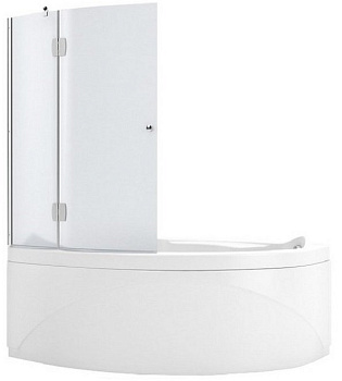 Шторка для ванны Aquanet AQ2 L, матовое стекло Шторка для ванны Aquanet AQ2 L, матовое стекло
