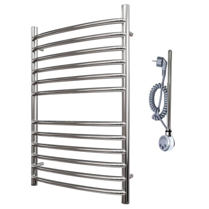 Полотенцесушитель электрический Point Альфа PN05158SE П12 500x800 левый/правый, хром Полотенцесушитель электрический Point Альфа PN05158SE П12 500x800 левый/правый, хром