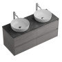 Керамическая раковина с двумя чашами BelBagno BB1400-2-ETL Керамическая раковина с двумя чашами BelBagno BB1400-2-ETL