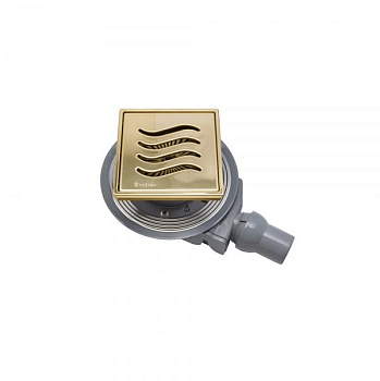 13000143 Душевой трап Pestan Confluo Standard Tide 4 Mask Gold Исполнение: Золото глянец 
