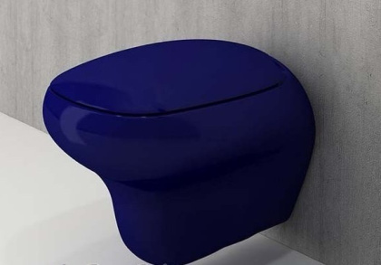 Крышка-сиденье для унитаза Bocchi Fenice A0327-010 синее, шт Крышка-сиденье для унитаза Bocchi Fenice A0327-010 синее, шт