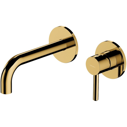 Смеситель для умывальника скрытого монтажа OMNIRES Y Y1215HGL (золото) Смеситель для умывальника скрытого монтажа OMNIRES Y Y1215HGL (золото)