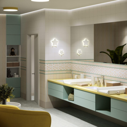 Керамическая плитка Kerama Marazzi Бордюр Весна 2 матовый 20х6,3 Керамическая плитка Kerama Marazzi Бордюр Весна 2 матовый 20х6,3