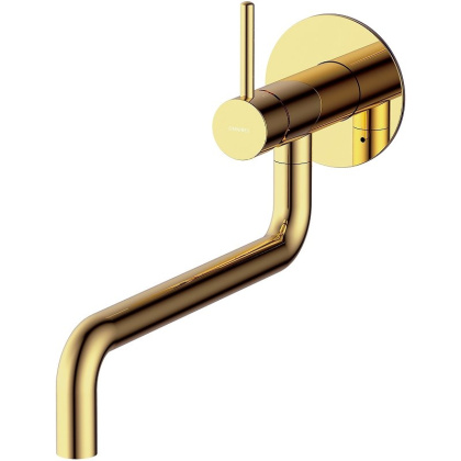 Смеситель для мойки скрытого монтажа OMNIRES Y Y1256GL (золото) Смеситель для мойки скрытого монтажа OMNIRES Y Y1256GL (золото)