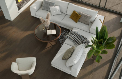 Кварцевый паркет Quartz Parquet Классик Дуб Рустикальный, 410, 7/1,2 мм