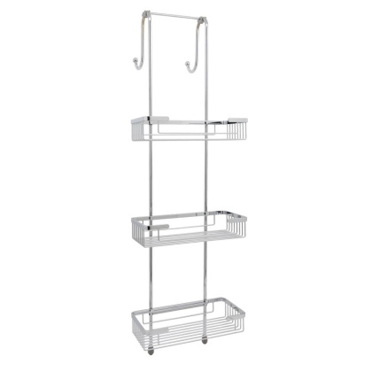 Комплект из держателей и 3-х навесных полок, 27,5х92,5х27,3 см, хром, K-72233