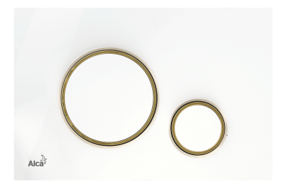 Кнопка управления для скрытых систем инсталляции, белый/золотой