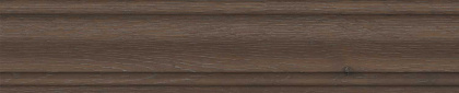 Плинтус Тровазо коричневый тёмный матовый 39,8x8x1,55