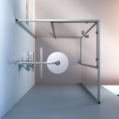 W94G-403-9090-МТ Душевое ограждение X-Joy Square Slide 90х90, мат Хром, прозрачное W94G-403-9090-МТ Душевое ограждение X-Joy Square Slide 90х90, мат Хром, прозрачное