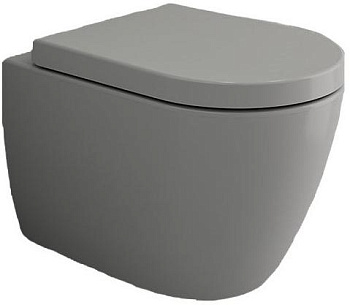 Чаша унитаза подвесного Bocchi Venezia 1295-006-0129 серая Чаша унитаза подвесного Bocchi Venezia 1295-006-0129 серая