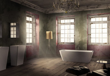 Прямоугольная ванна из искусственного камня Riho Malaga 160x75 белая BS3000500000000 Прямоугольная ванна из искусственного камня Riho Malaga 160x75 белая BS3000500000000