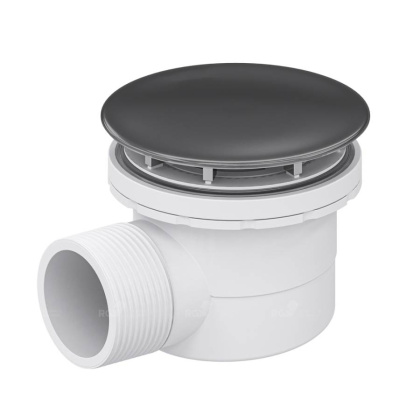 Сифон для душевых поддонов RGW Velplex QYD-06 графит, RGW 18241106-02