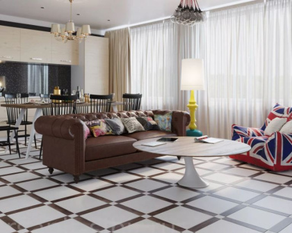 GT402VGNG Плитка грес глаз. Mira GT Темно-коричневый 41,2*41,2 _ 1 \81,6