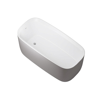 Акриловая ванна Allen Brau Infinity 170x78 2.21003.21/PGM белый матовый/платиново-серый, шт