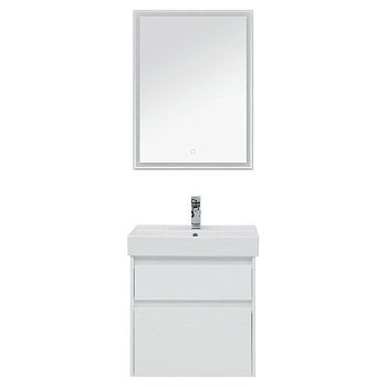 Мебель для ванной Aquanet Nova Lite 60 белый (2 ящика)
