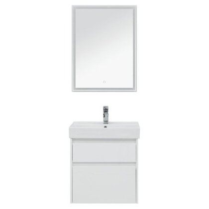 Мебель для ванной Aquanet Nova Lite 60 белый (2 ящика)