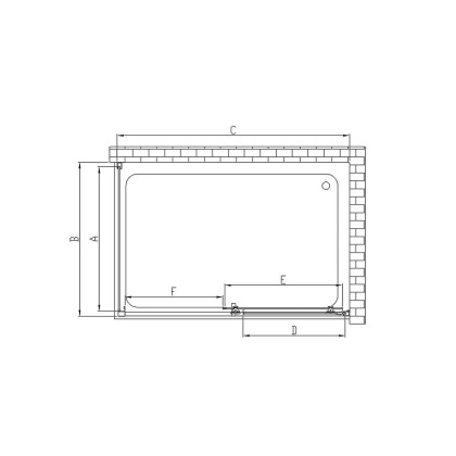 Душевой уголок Alpha VSR-3AL8013CL, 1300*800, хром, стекло прозрачное Душевой уголок Alpha VSR-3AL8013CL, 1300*800, хром, стекло прозрачное