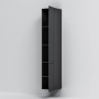 Шкаф-колонна подвесной правый, 163х30х32 см, черный