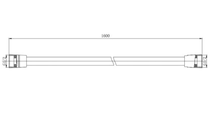 Шланг для душа 160см AQUATEK AQ2111CR 