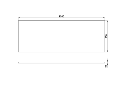 Панель для ванны фронтальная NATURE 150 Панель для ванны фронтальная NATURE 150